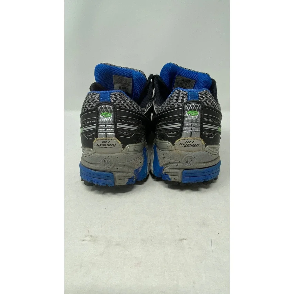 Brooks Adrenaline ASR Mens 10.5 Trail Running Shoes Gray Blue 1101011D460